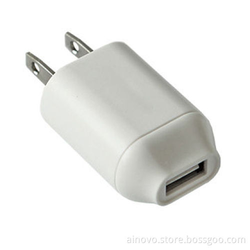 USB travel battery charger, small size, 100-240V AC, 5V DC/1A, super quick